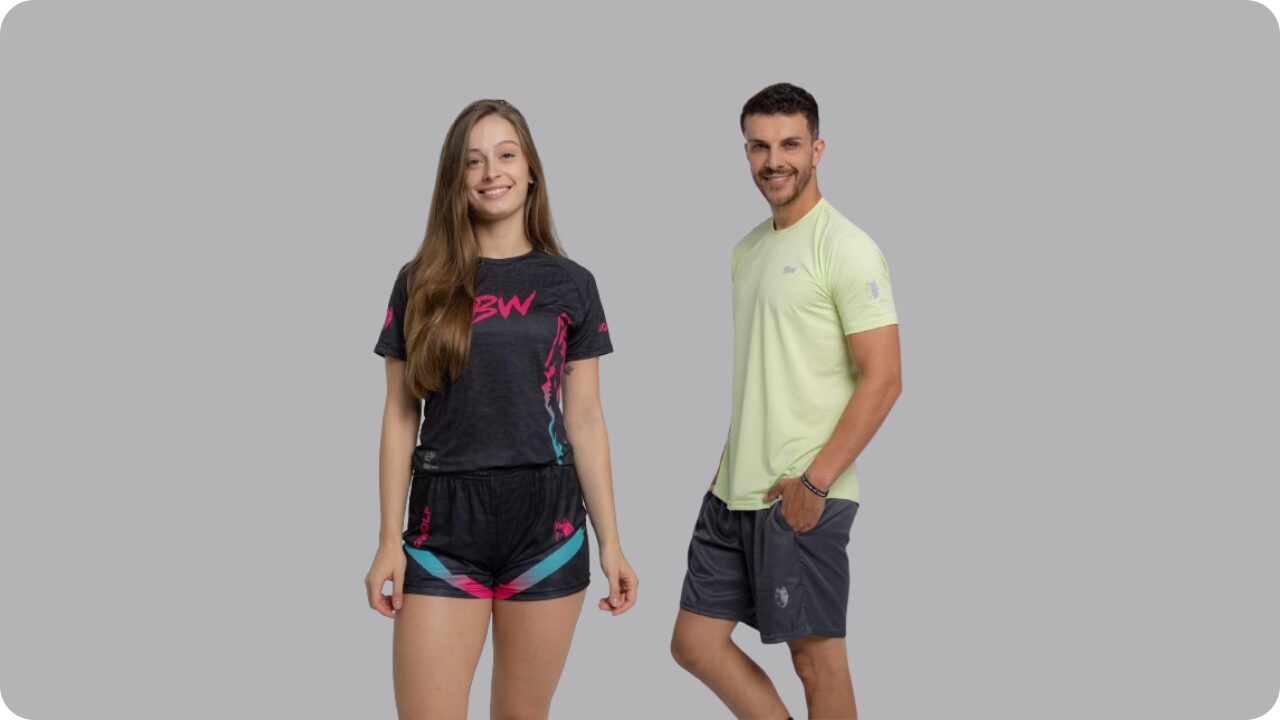 roupas esportivas BigWolf inauguração