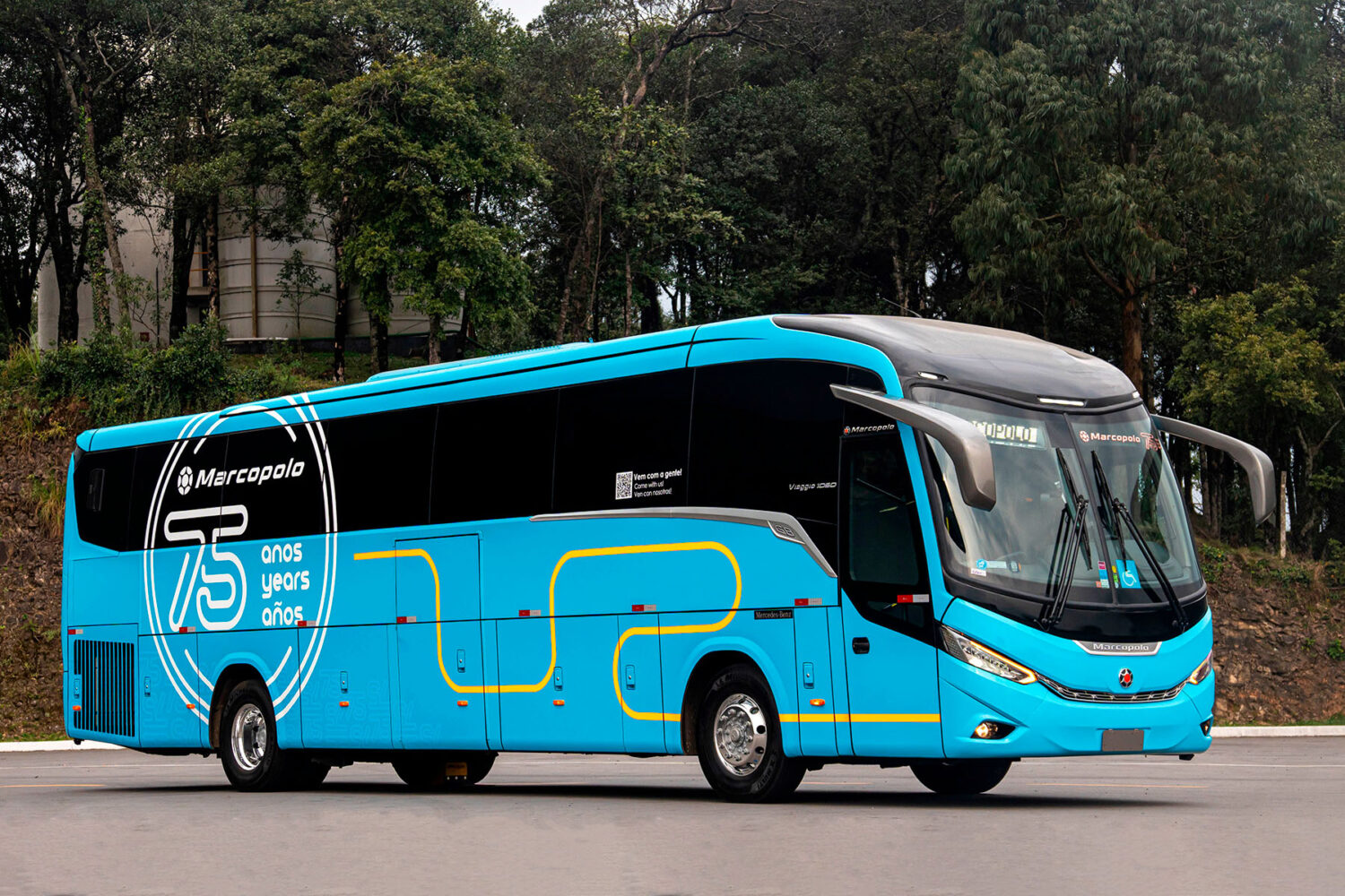 Marcopolo lança ônibus