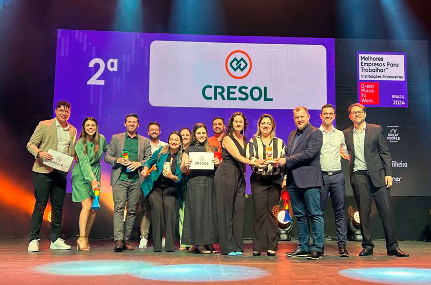 Cresol eleita 2ª melhor Instituição Financeira para trabalhar