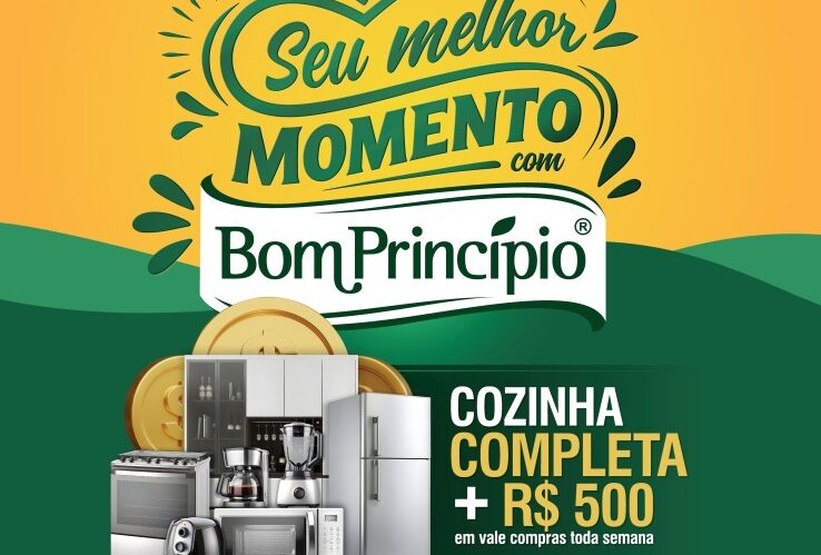 Bom Princípio Alimentos lança campanha de prêmios