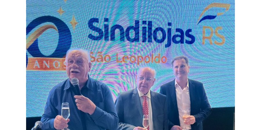 Jantar celebra os 80 anos do Sindilojas São Leopoldo