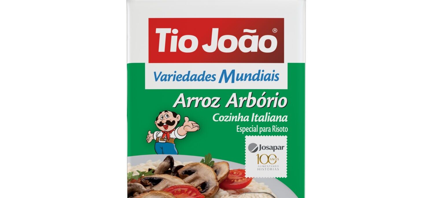 Tio João amplia linha Variedades Mundiais com Arroz Arbório