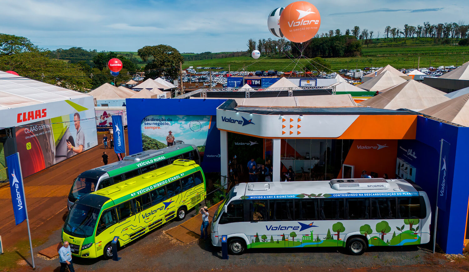 Volare apresenta híbrido e movido à gás veicular na Agrishow