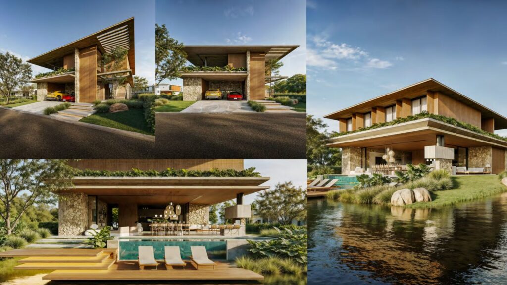 Casas-modelo levam sofisticação e materiais resistentes ao litoral