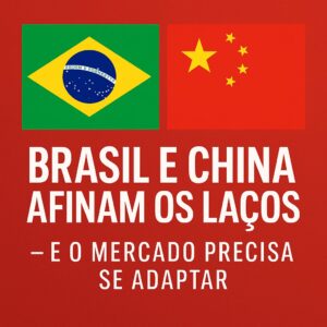 Com a China, o Brasil negocia mais que produtos