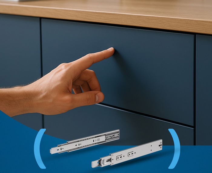 Soprano amplia linha de corrediças com modelo telescópico 