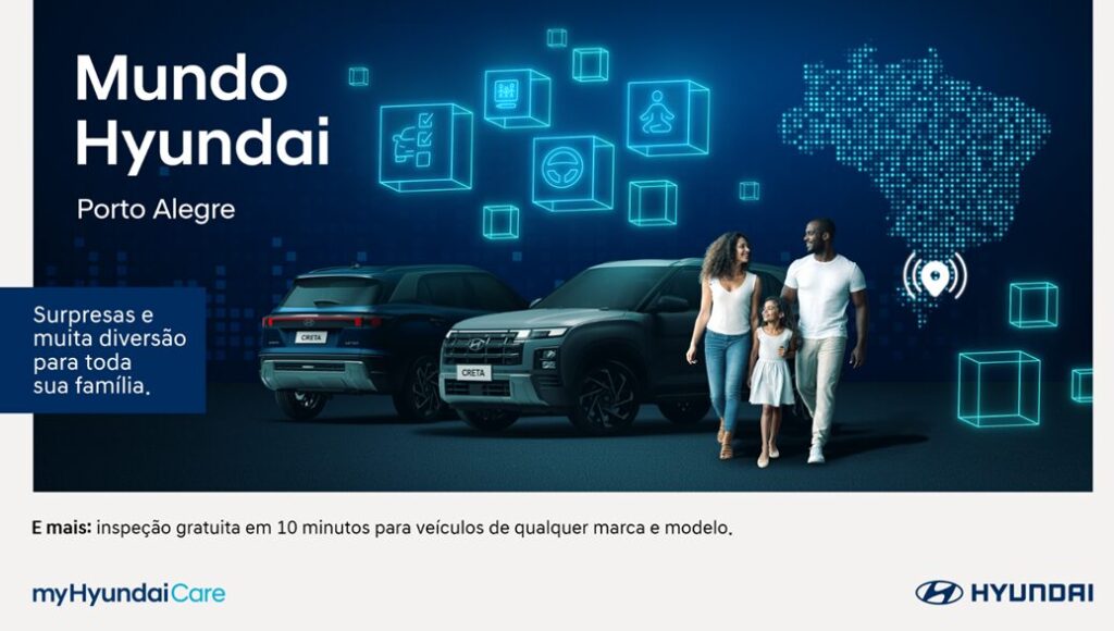 “Mundo Hyundai” chega a Porto Alegre com inspeção gratuita