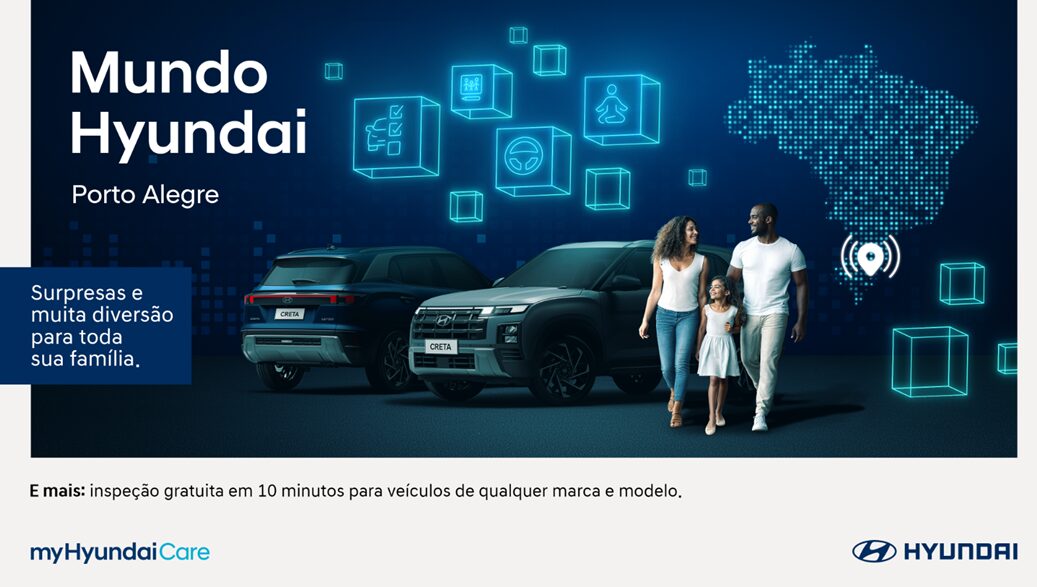 “Mundo Hyundai” chega a Porto Alegre com inspeção gratuita