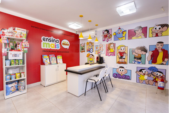 Ensina Mais Turma da Mônica inaugura em Santiago