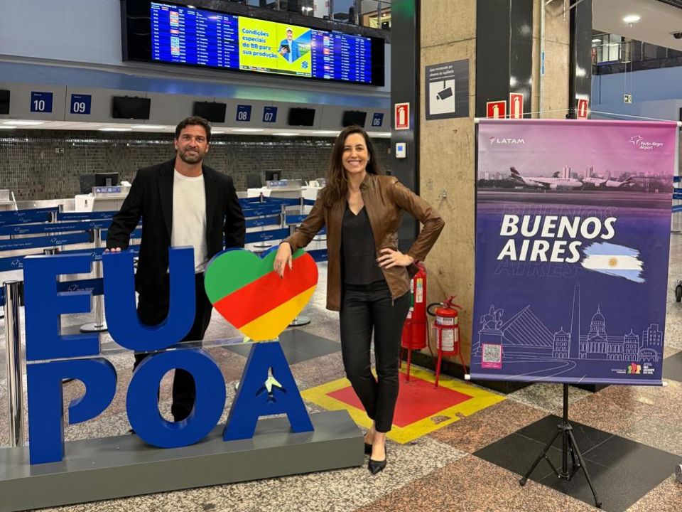 ABAV-RS prestigia voo inaugural entre Porto Alegre e Buenos Aires