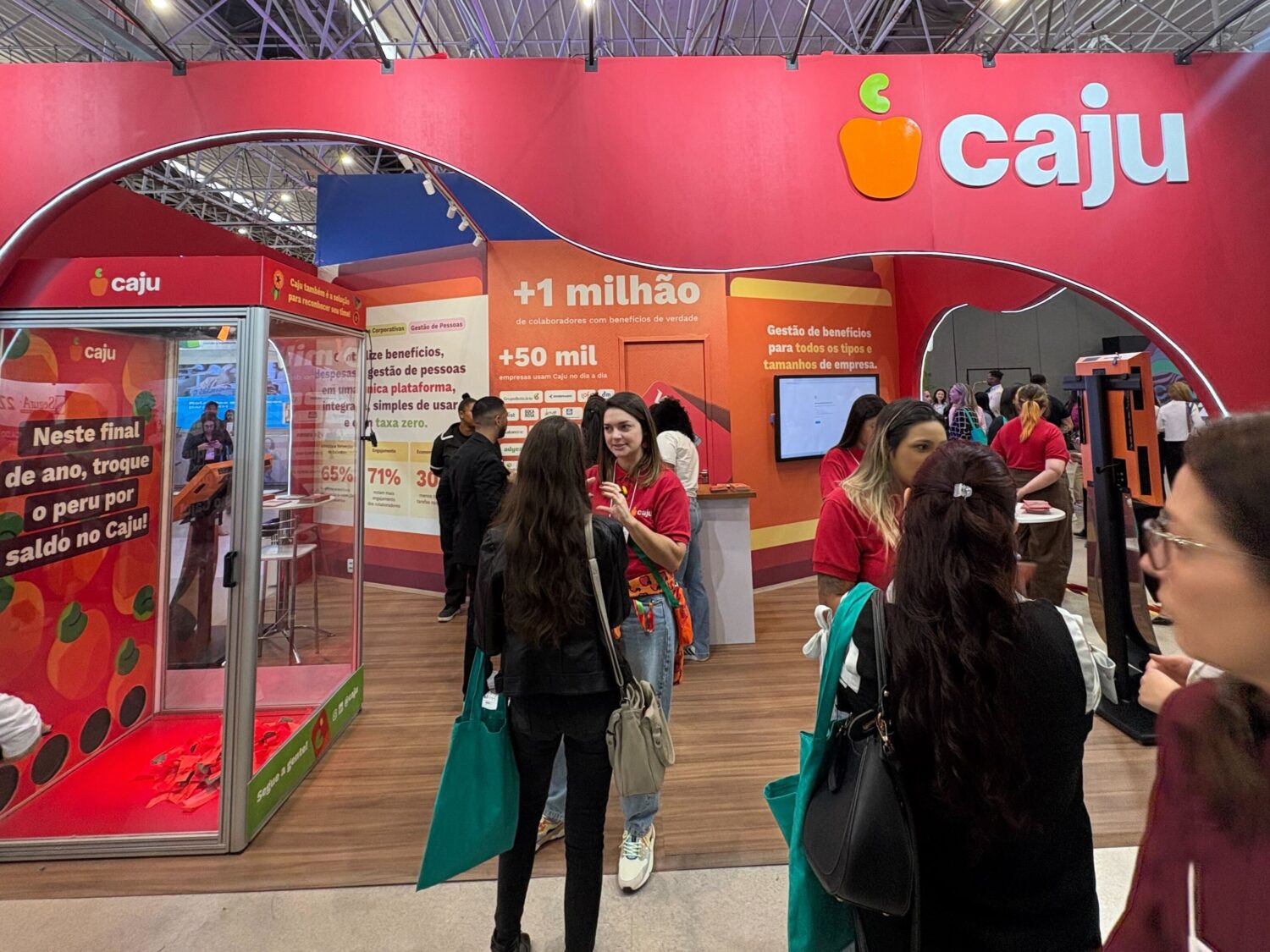 Caju marca presença no CONGREGARH 2025 em Porto Alegre