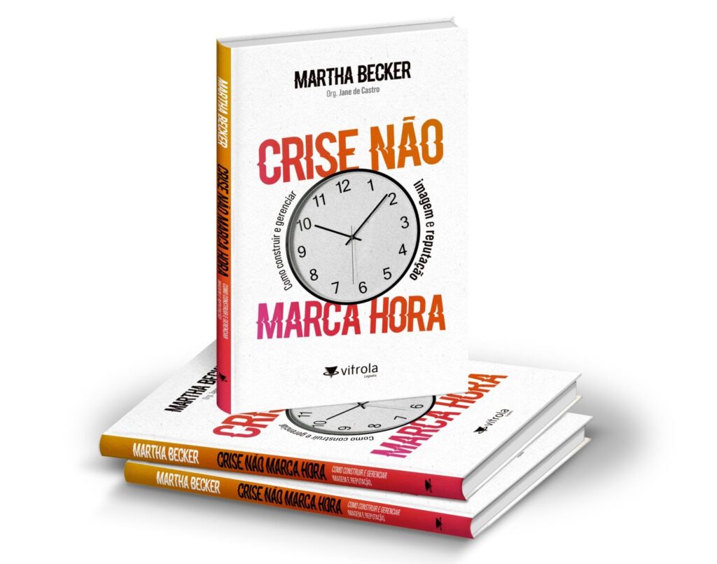 Martha Becker lança livro “Crise não marca hora”