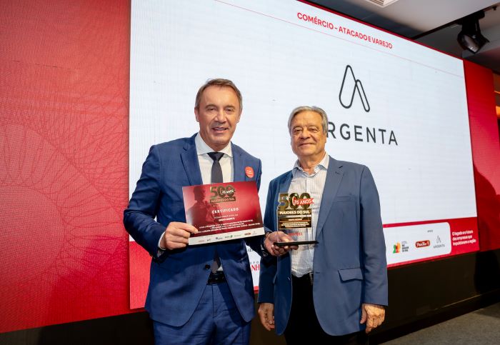 Argenta está entre as dez gigantes do RS