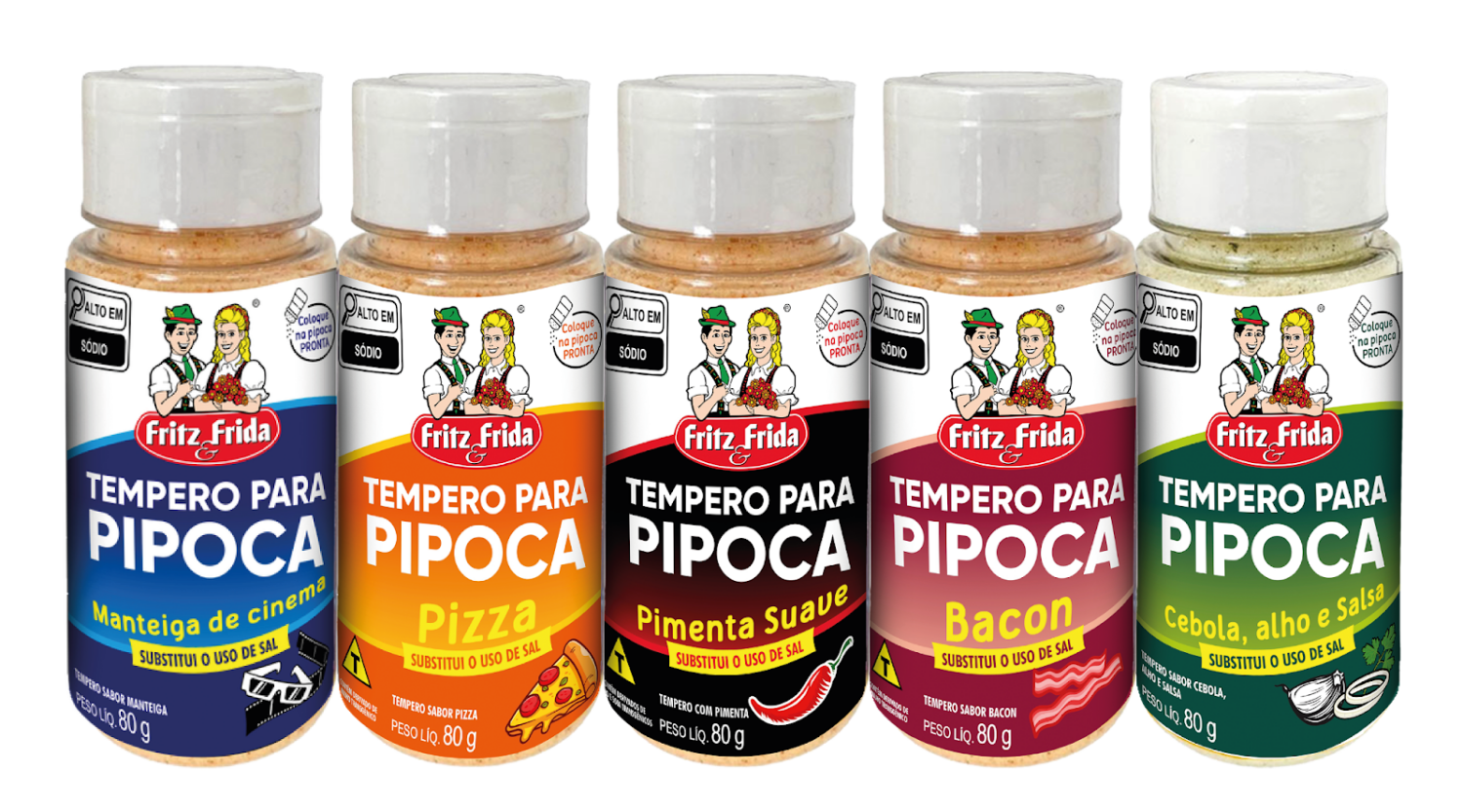 Fritz&Frida lança novos sabores de tempero para pipoca