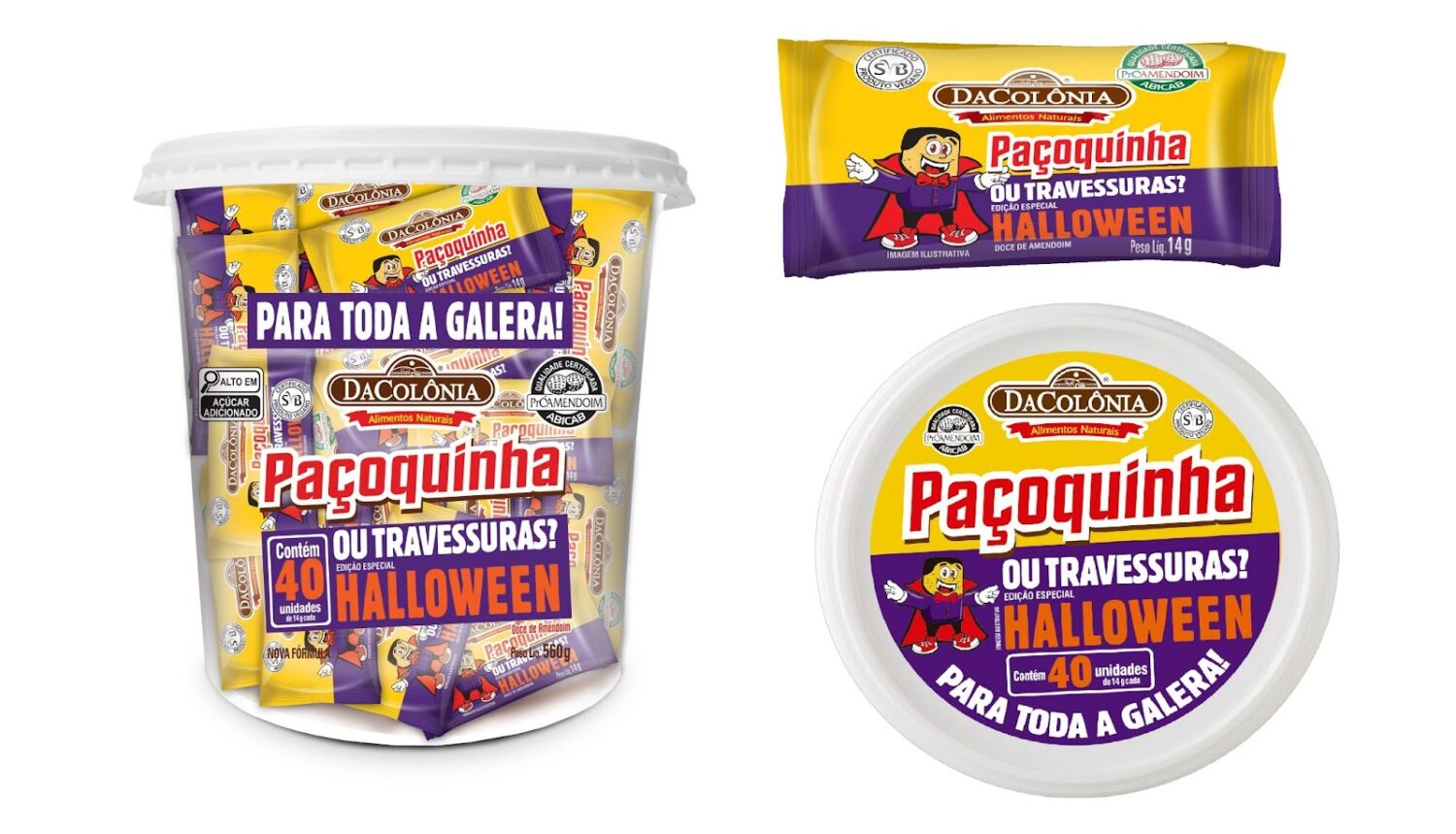 DaColônia ganha destaque com paçoquinha de Halloween