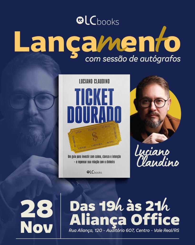 Gaúcho especialista em investimentos lança livro em Vale Real