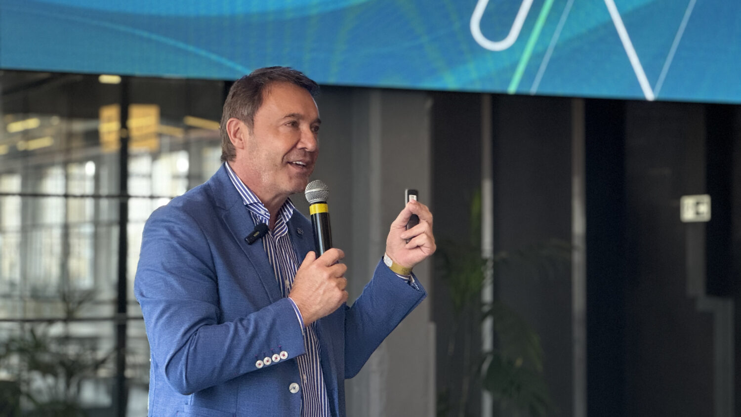 Neco Argenta palestra na Abertura da Colheita do Arroz