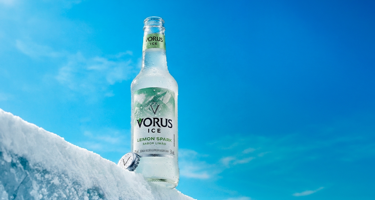 Salton lança bebida pronta leve e refrescante Vorus Ice Lemon