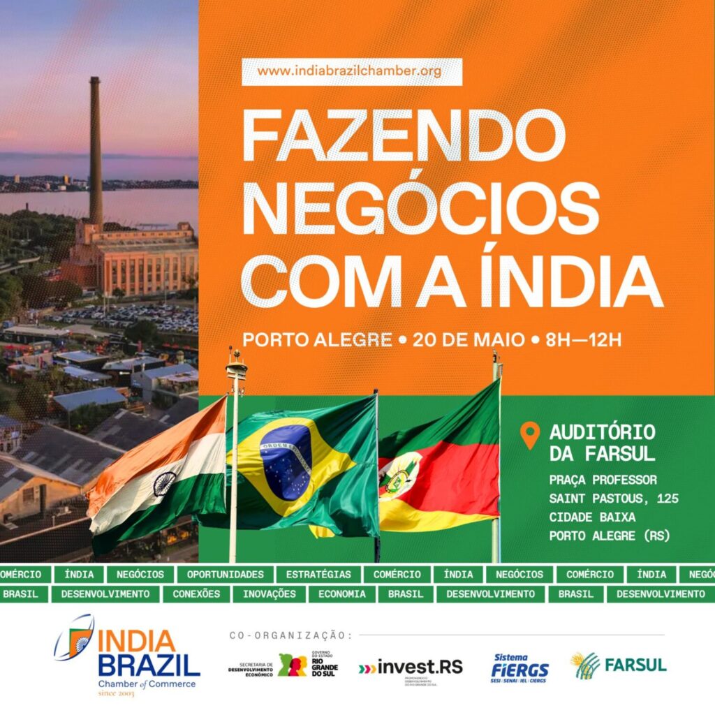 Capital recebe fórum para impulsionar negócios entre RS e Índia