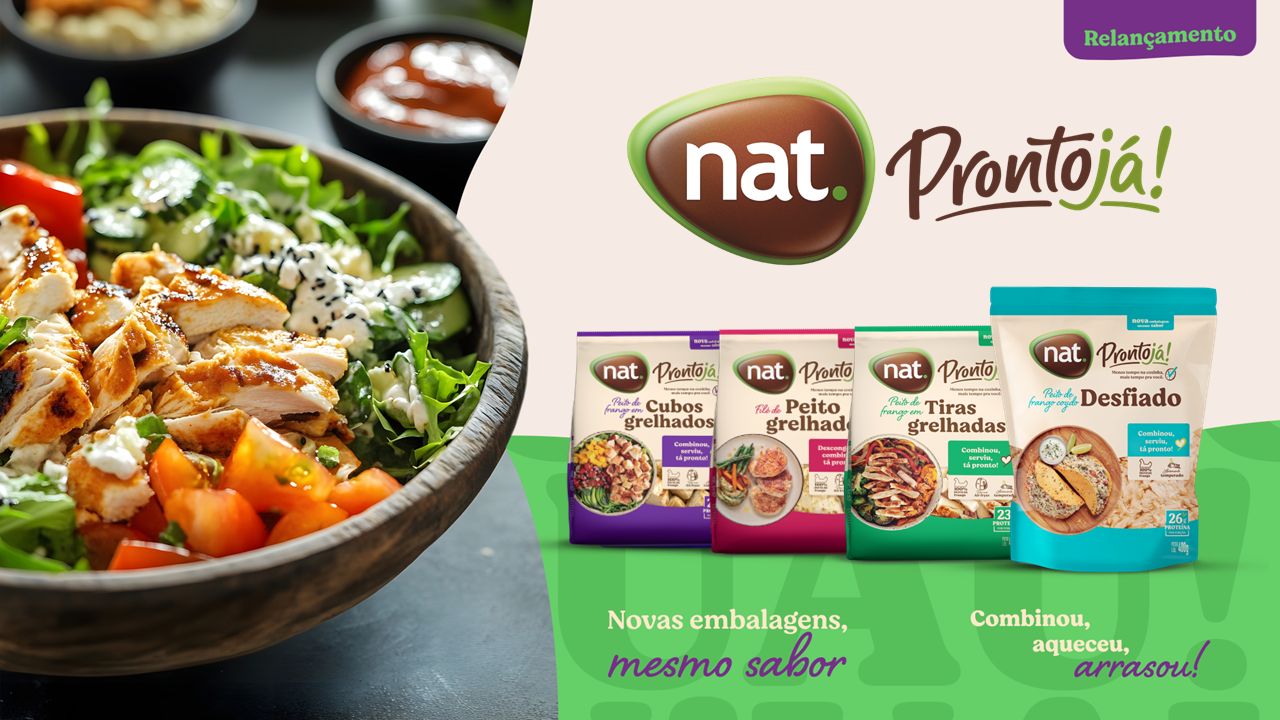 Linha Nat Pronto Já! moderniza embalagens