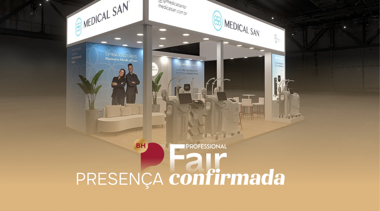 Medical San confirma presença na Professional Fair 2026, em BH