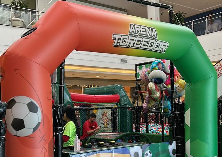 Canoas Shopping une diversão infantil com a Copa do Mundo