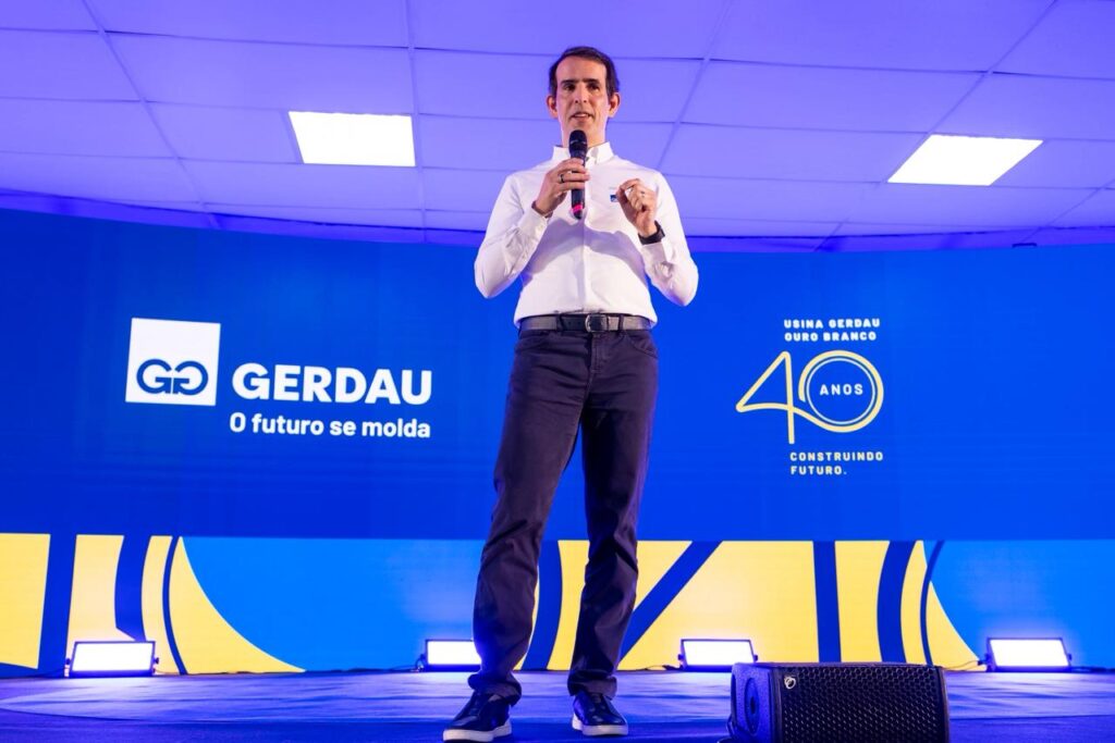 Gerdau celebra 40 anos da Usina Ouro Branco 