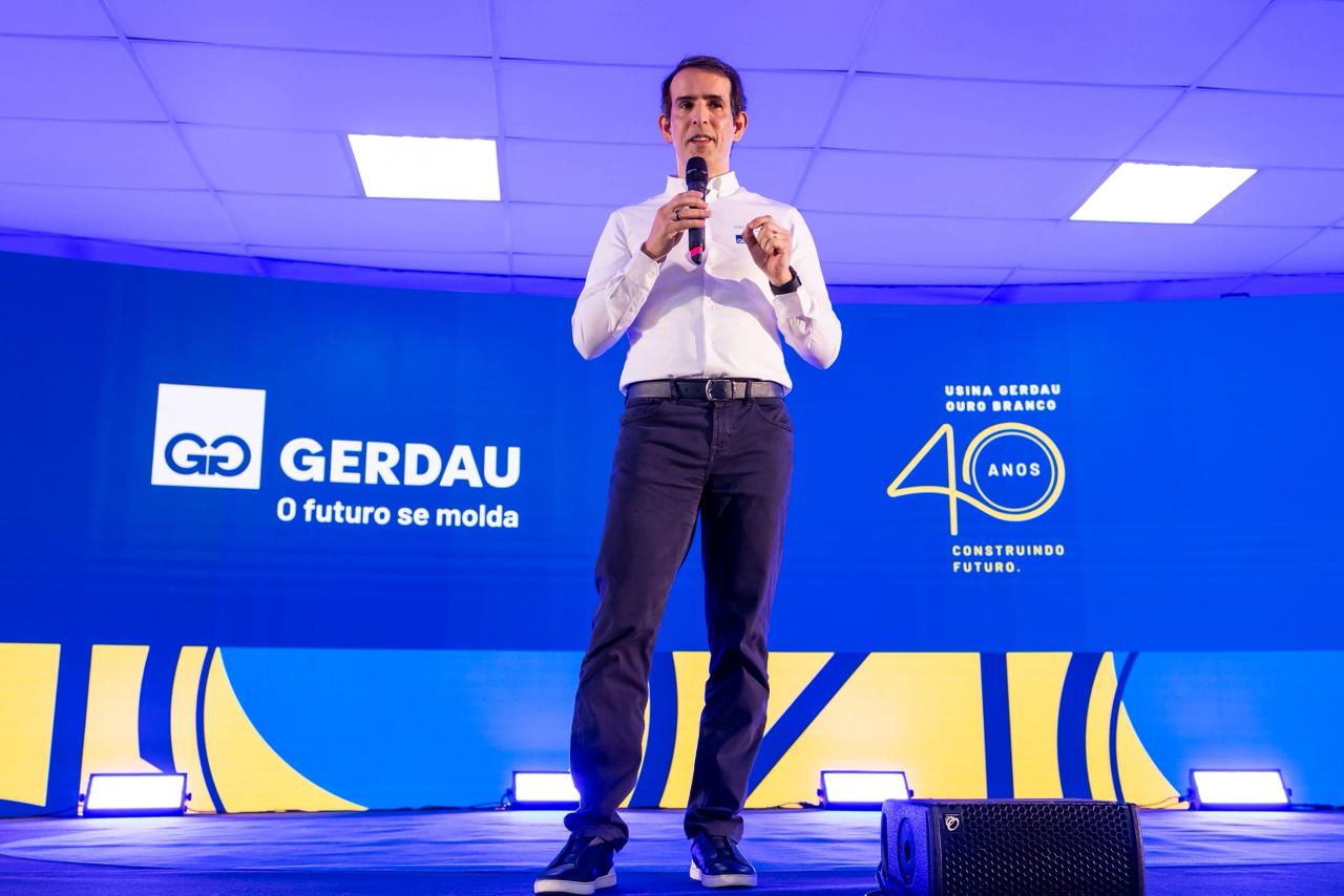 Gerdau celebra 40 anos da Usina Ouro Branco 