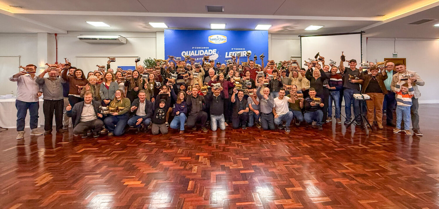 Santa Clara premia os destaques da qualidade do leite