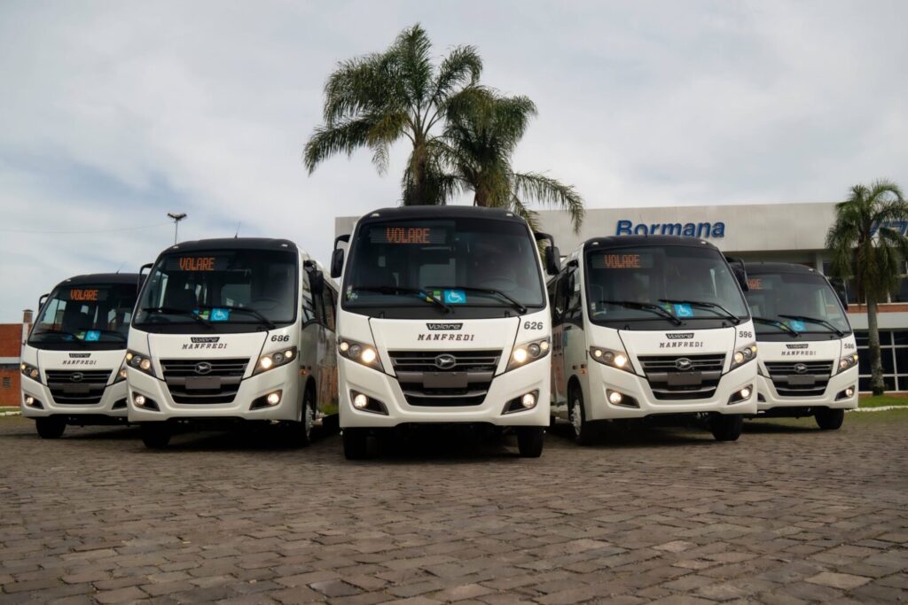 Volare fornece 12 micro-ônibus para operação da Manfredi